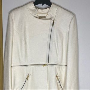 Ivory wool coat